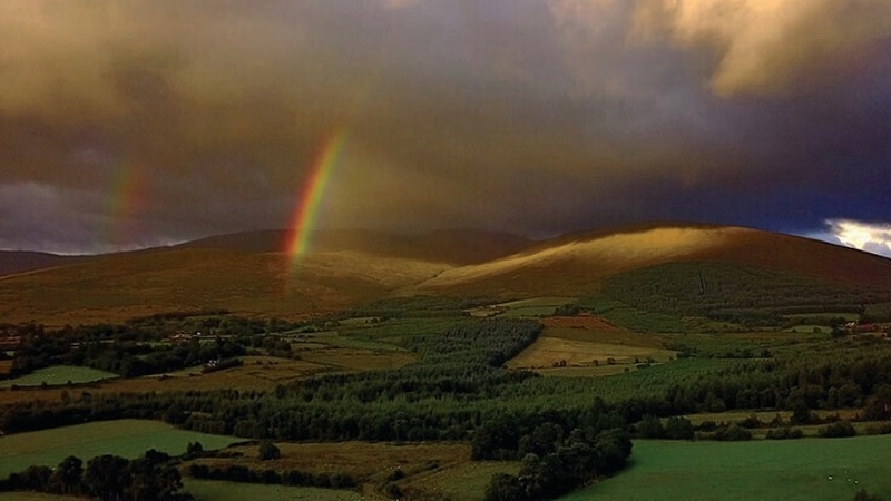 Lug agus bogha báistí. 
[pic: West Wicklow Photography]