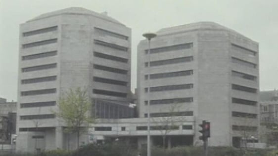 Central Bank Building on Dame Street in Dublin (1990)
