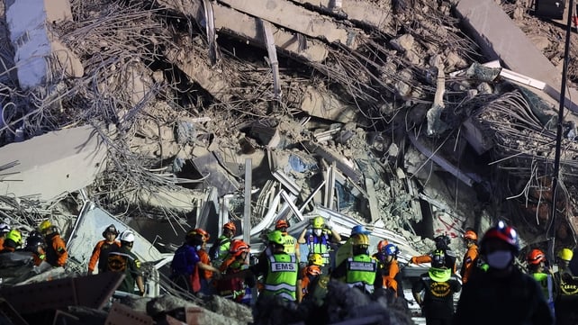 Rescue workers in Bangkok