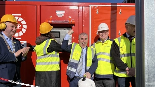 OPW Minister Kevin 'Boxer' Moran who officially switched on the pump today said it was a significant day for the community who had endured years of flooding.