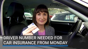 Driver number needed for car insurance from Monday