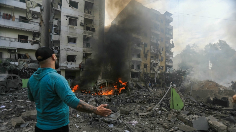 The health ministry reported no casualties from the Beirut attack but said Israeli strikes in the south killed five people