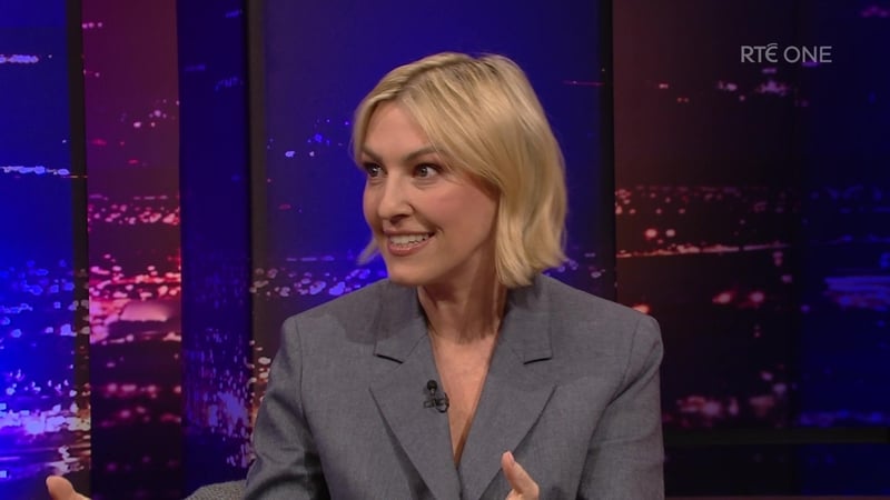 Kelly Cates was Patrick Kielty's guest on Friday's Late Late Show