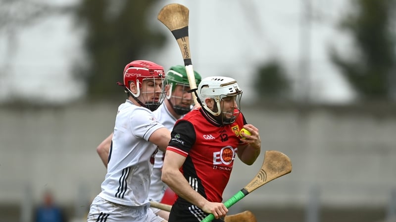 Eoghan Sands fired over 0-06 for the victors