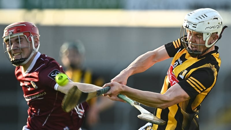 Sean Bergin (R) scored Kilkenny's goal against Wexford