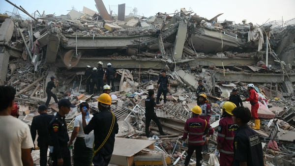 The earthquake destroyed buildings, downed bridges and buckled roads across swathes of Myanmar