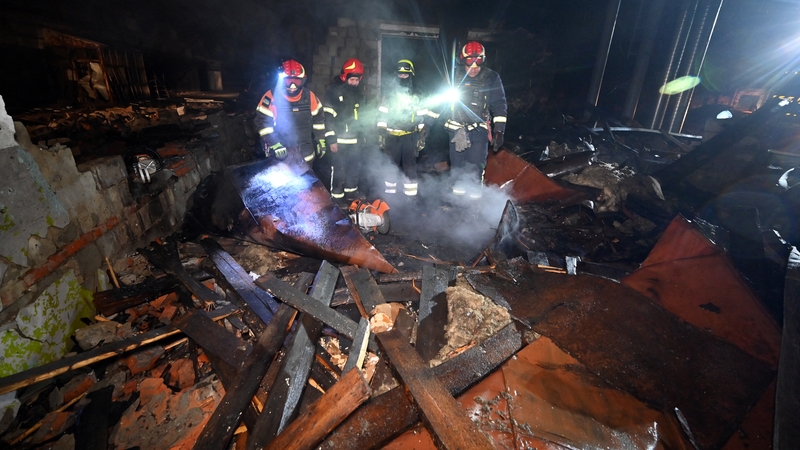 The strikes hit a military hospital, as well as residential and office buildings in Kharkiv [file image]