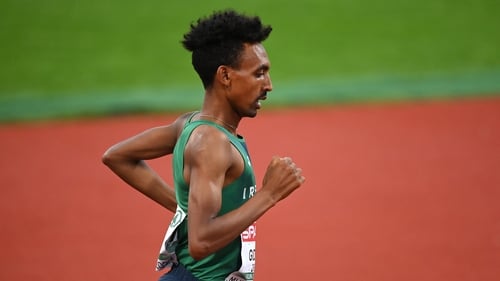 Efrem Gidey produced a fine run in California