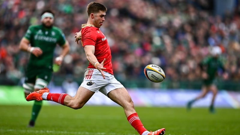 Jack Crowley scored 15 points in Munster's 30-24 win against Connacht