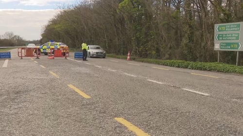 The incident happened on the N72 Killarney to Mallow Road near Cork Racecourse at around 3.50pm yesterday