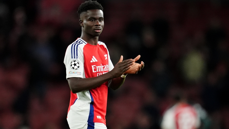Bukayo Saka last played for Arsenal on 21 December