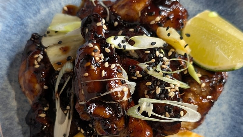 Wade Murphy's Teriyaki-marinated chicken wings