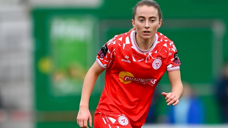 Aoibheann Clancy in action for Shelbourne