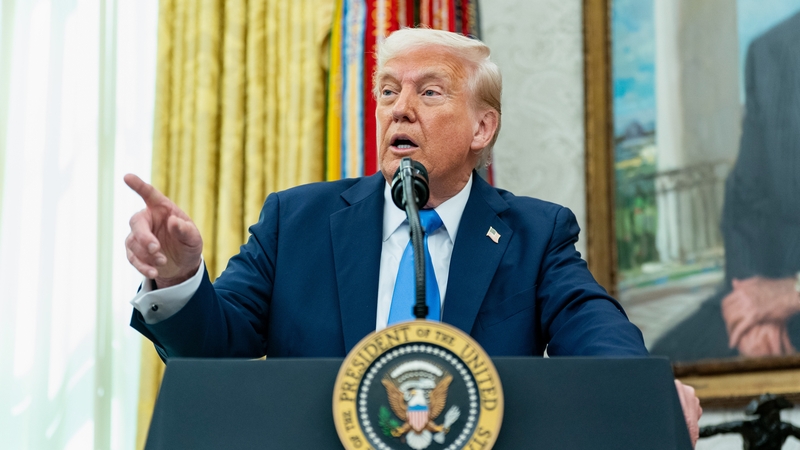 The US President's policy is to bring manufacturing and employment back to the US and to stop large corporations paying lower tax in Ireland