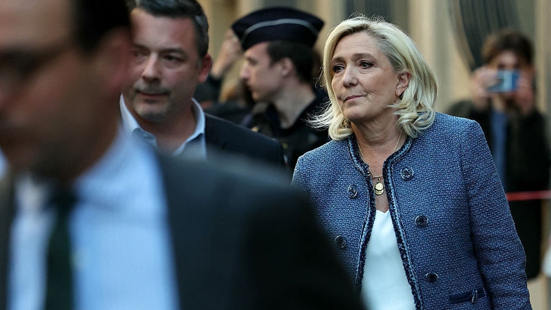 Marine Le Pen, who has always said she is innocent, has slammed the ruling as a 'political decision'