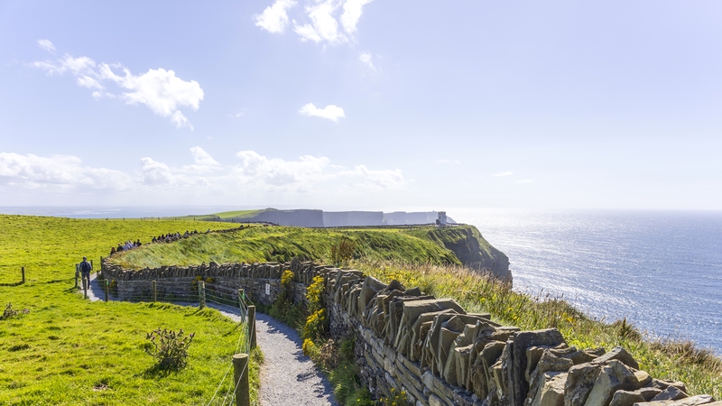 The Cliffs of Moher are the biggest natural tourist attraction in the country attracting over 1.5 million visitors a year