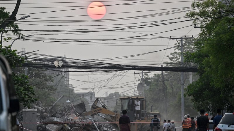 Last month's earthquake in Myanmar's central belt killed more than 3,700 and has left 60,000 living in tent encampments, according to the UN