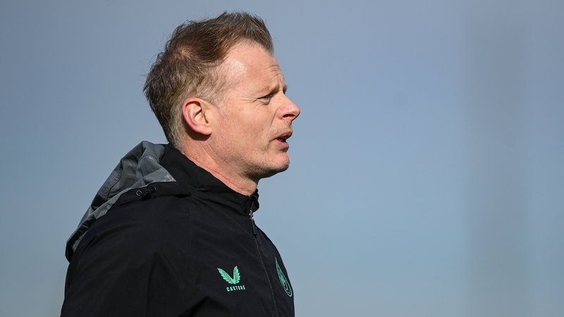 Alan Mahon at Ireland training on Tuesday