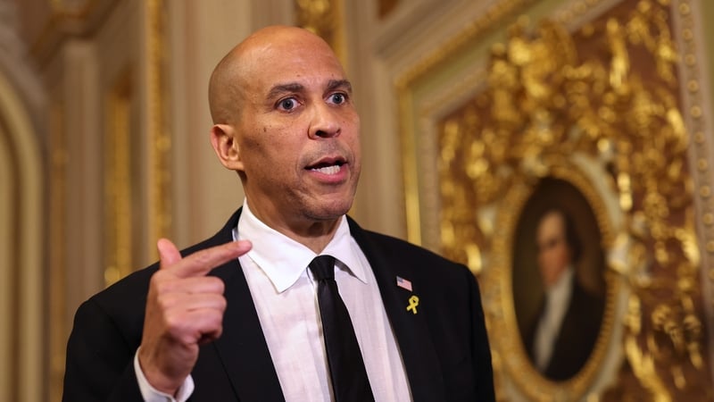 Democratic Senator Cory Booker spoke in the Senate for 25 hours and five minutes