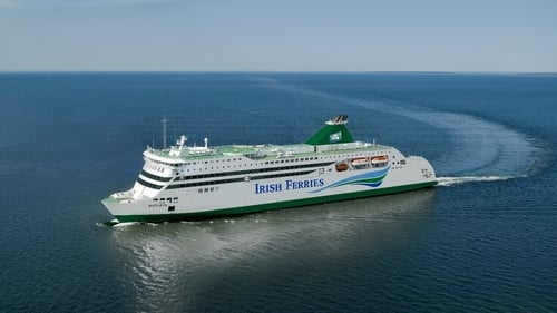 Irish Ferries' newest ferry, the James Joyce