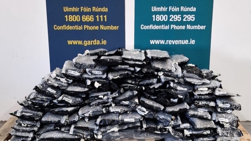 The drugs were seized during a joint operation by gardaí and Revenue in Lifford, Co Donegal