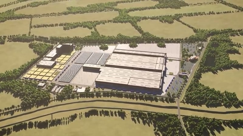 A CGI image of Kingspan's planned new plant in Ukraine