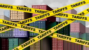 How are small businesses affected by the uncertainty around tariffs? show image