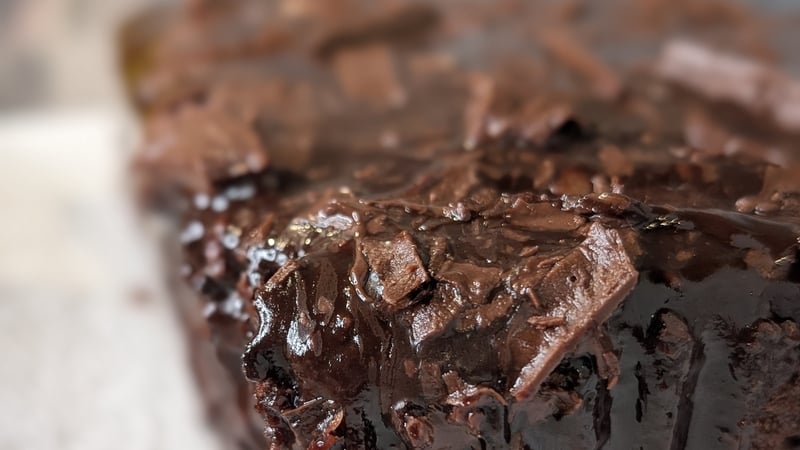 Sarah Butler's chocolate loaf with ganache: Today