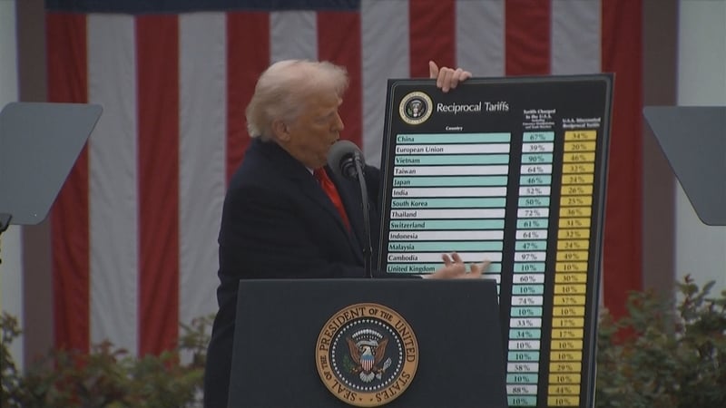 The measures will kick in tomorrow, Donald Trump posted on his Truth Social platform