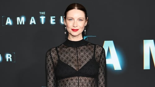 The Outlander star dazzled at the premiere for her new film, The Amateur.