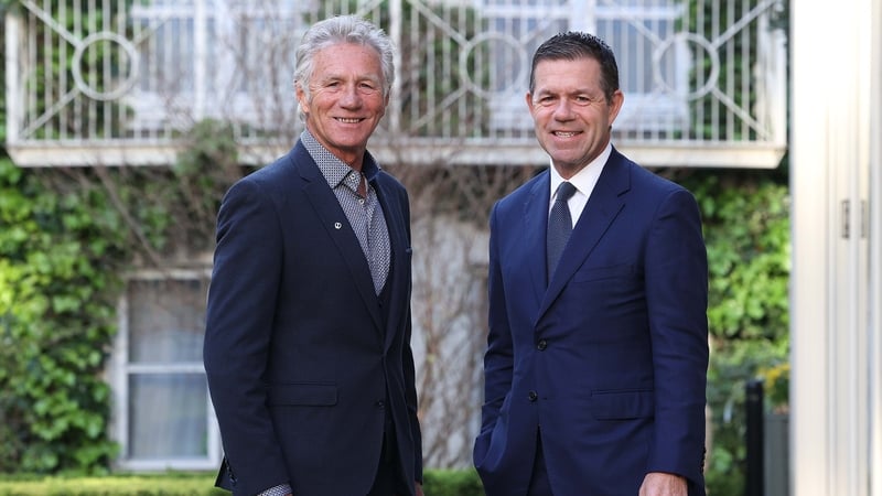 Eamonn Coghlan with Consello founder, Chairman and CEO Declan Kelly