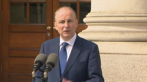 Micheál Martin said that tariffs hurt people on both sides of the Atlantic