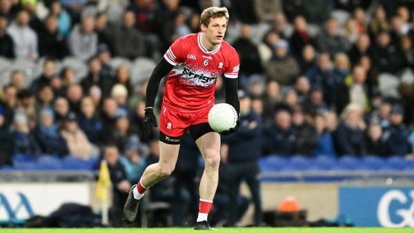 Brendan Rogers has been named at full-back in the Derry side to face Donegal but doubts remain over whether he will be fit to start