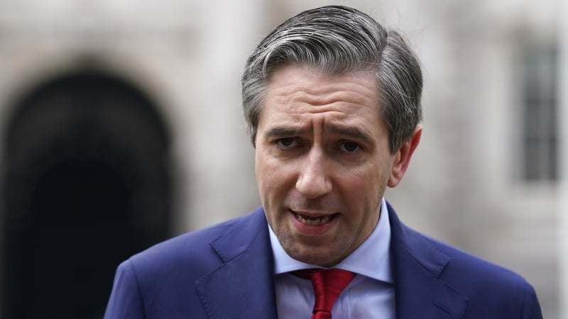 Support for Tánaiste Simon Harris' party has dropped three points to 16% (File photo)