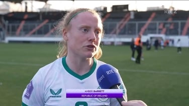 Barrett on marking cap no 50 with a goal