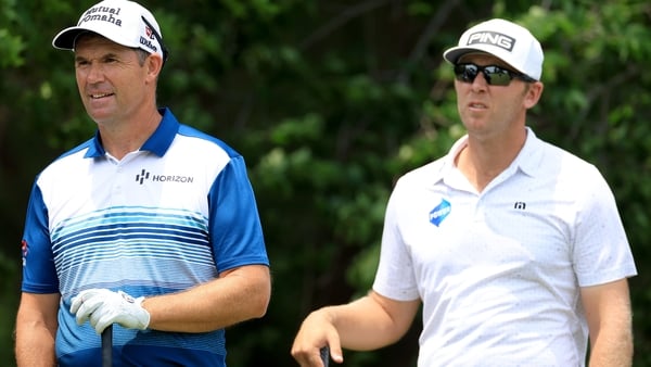 Pádraig Harrington (L) and Seamus Power will be not be at Augusta this year