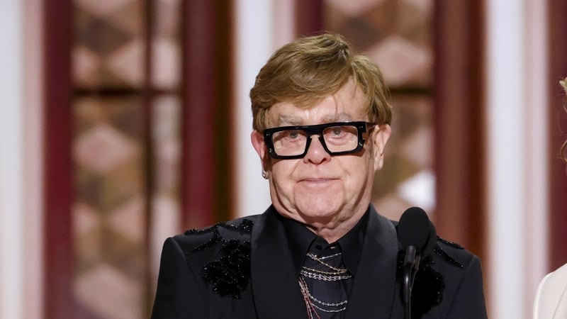 Elton John has said he hasn't been able to see anything since last July