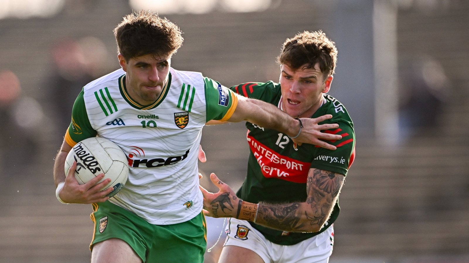 Daire Ó Baoill (L) has emerged as Donegal's two-point specialist
