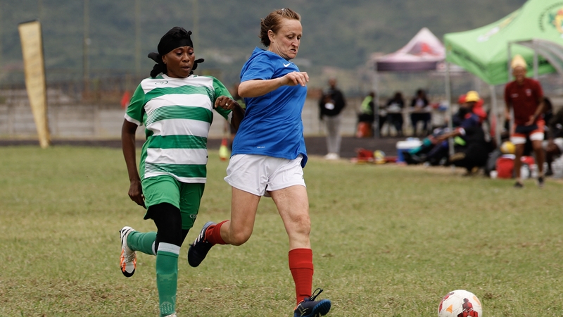 The quarter-final match between South Africa's Vuka Soweto and France