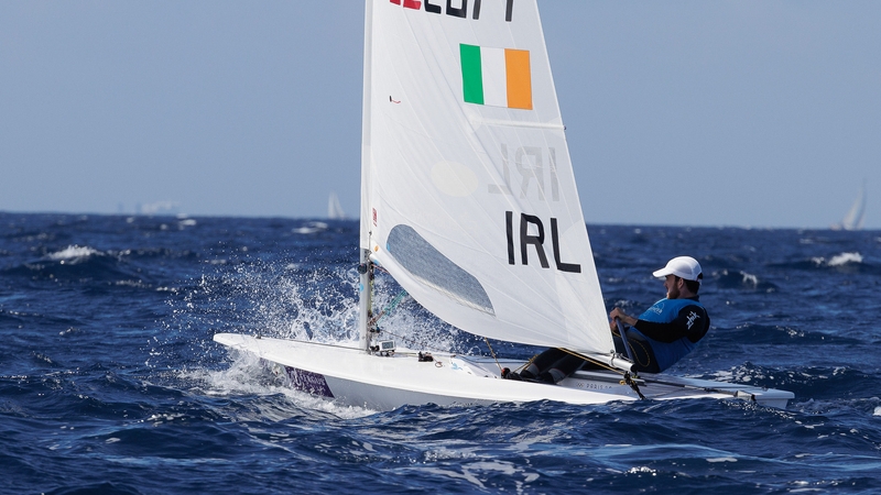Finn Lynch sailing his way to bronze in Mallorca (photo: David Branigan/Oceansport)