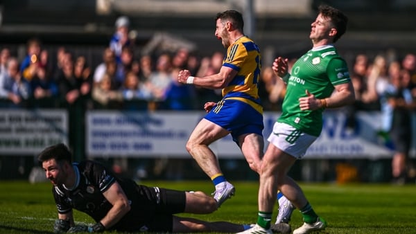 Roscommon's Ciaráin Murtagh celebrates after scoring his side's second goal