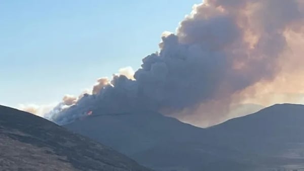 The Northern Ireland Fire and Rescue Service asked the public to stay away from the area