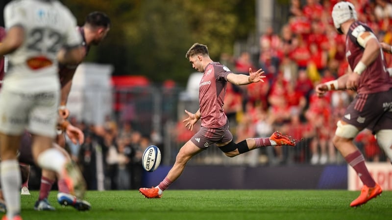 Jack Crowley's 65th-minute drop-goal was ultimately the deciding moment in Munster's win over La Rochelle