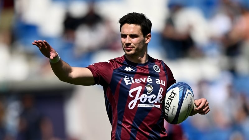 Joey Carbery is in his second season at Bordeaux-Begles