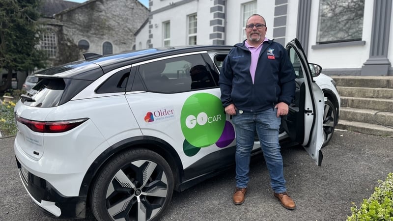 Con O'Mahony is a driver for the 'community car' in Co Kildare