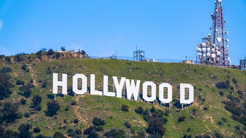 Costume designers, set builders, musicians, producers, and business owners attended the rally. Several wore T-shirts with a quote from The Wizard of Oz: "There's no place like home"