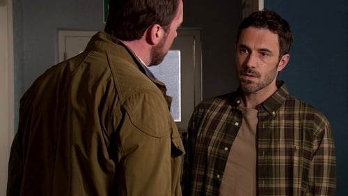 (L-R) Jonny McPherson as Liam Cavanagh and Oliver Farnworth as John Sugden in this week's Emmerdale