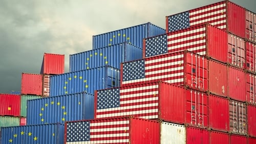 The European Union said it would start collecting retaliatory duties on some imported US goods next week