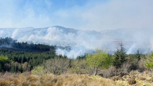 A fire at the Wild Nephin National Park was brought under control