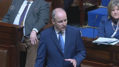 Taoiseach Micheál Martin was responding to calls for the introduction of a wage subsidy scheme in response to the tariffs